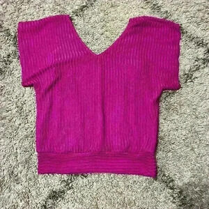 October breast cancer awareness unique blouse size L (J147)